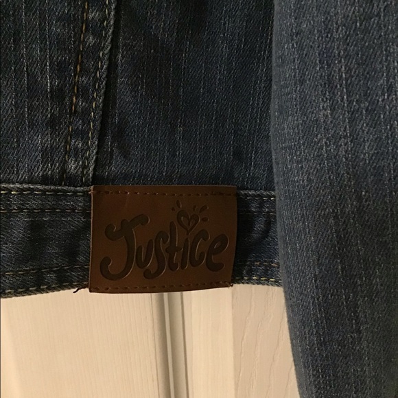 JUSTICE girls jean jacket - Picture 3 of 11